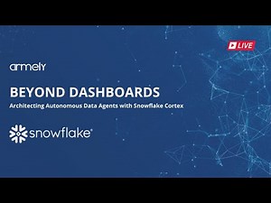 How to Build Autonomous Data Agents Using Snowflake Cortex (Agentic Architecture Explained)