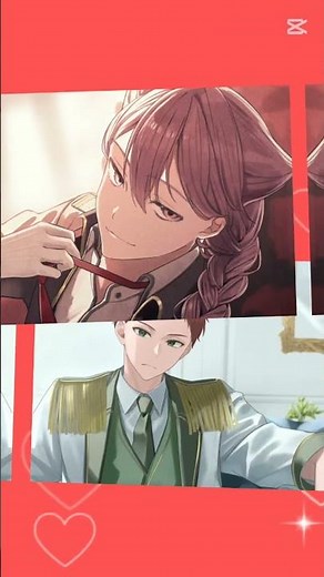 コラボ✨上が自分で下が推し様天才様です🎵オレンジ髪に関してはハンドレにいなくてオレンジイメージの瑠衣君にしました #テンプレ使用 #ハンドレットノート #ハンドレ