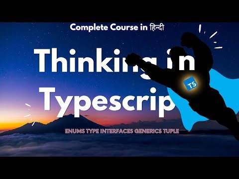 TypeScript in Hindi - Complete Crash Course by Frontend Master #javascript #typescript #frontend