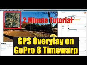 2 Min - How to Add GPS Data using Telemetry Overlay program to GoPro TimeWarp Video