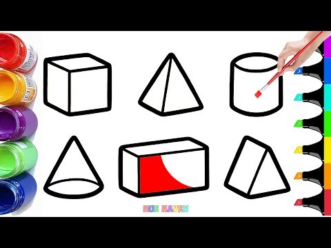 How to Draw Basic 3D Shapes | Easy Step By Step Tutorial #270