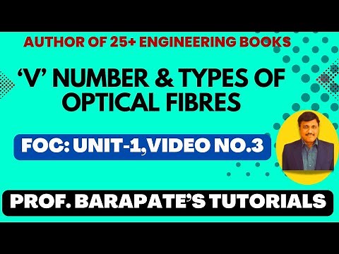 'V' NUMBER & TYPES OF OPTICAL FIBERS
