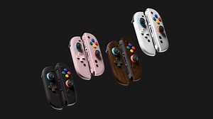 eXtremeRate DIY Replacement Shell (D-Pad Version) with Buttons for Joycon 2,Custom Housing Faceplate Case for Nintendo Switch 2 Controller - Essence Version - Blue & Orange