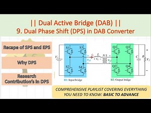 LECT 09: Dual Phase Shift (DPS) in DAB Converter | Why DPS, Advantages & Research Evolution