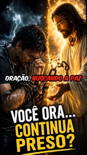 VOCÊ ora mas continua preso nisso #jesuscristo #oração