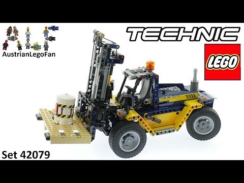 Lego Technic 42079 Heavy Duty Forklift Speed Build