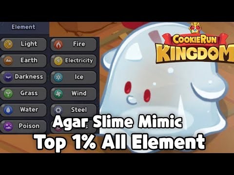 Best Team Top 1% Agar Slime Mimic (All Element) Guide I Cookie Run Kingdom