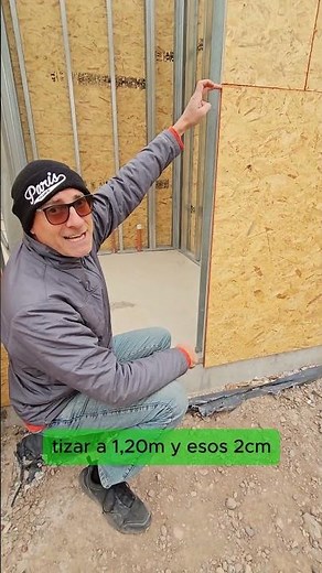 Construction tips for installing OSB in exterior steel framing, extending beyond the foundation slab