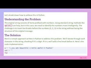 How to Output a String with Line Breaks in Python