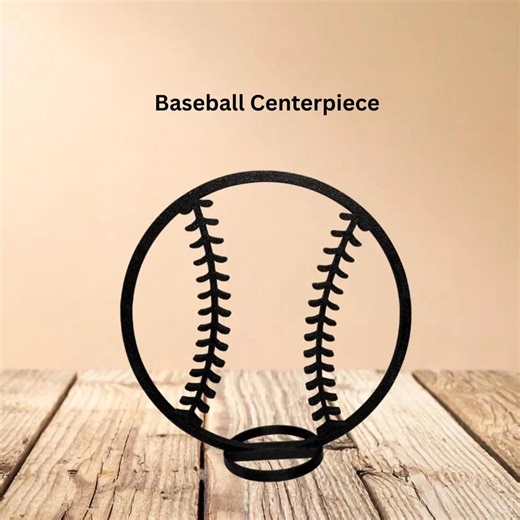 3D Printed Baseball Centerpiece | Custom Colors, Sports Party Decor - Etsy