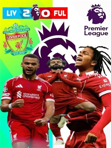 Liverpool 2 - 0 Fulham Highlight Premiere League #premierleague #ngumoha #liverpool #mohamedsalah
