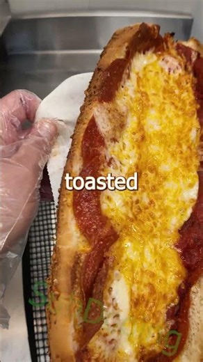 Subway POV Pizza Sub Extra Toasted