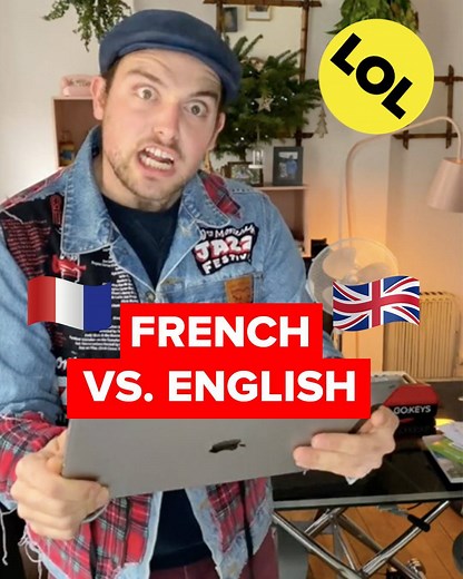 11M views · 162K reactions | French vs. English  Thanks to @loic.suberville (Instagram: instagram.com/loic.suberville, TikTok: tiktok.com/@loicsuberville) | BuzzFeed UK | Facebook