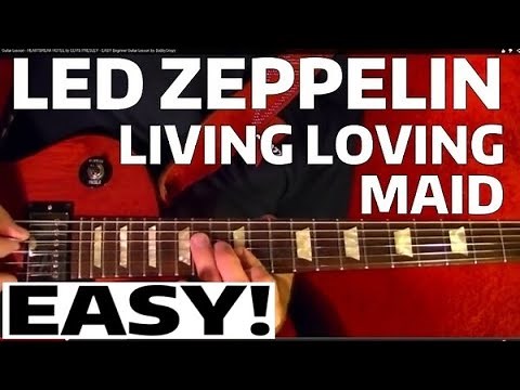Living Loving Maid - Led Zeppelin - EASY Guitar Lesson With Tabs
