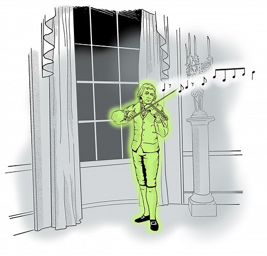 An illustrated look at ghosts known to haunt the White House