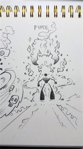 How to draw stickman ( rock, soul, fire ) #stickman #art #fyp # #fire #soul #rock