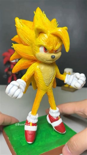Sun Clay | Amazing! Clay-Made Super Sonic Clay made by @sun_clay__ ｜ Clay Tutorial | #Sonic #DIY #ClayArt #Fanart #supersonic | Instagram