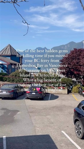 One of the best hidden gems for killing time if you missed your BC ferry from Horseshoe Bay in Vancouver to Nanaimo on Vancouver Island is Whytecliff Park. What a big benefit of making the best out of lost time. ✨💖 It’s magical #vancouver #nanaimo #whytecliffpark | Orca Camp Vancouver Island