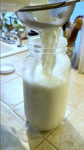 One of the Simplest Things I Make From Scratch #Kefir #HomemadeKefir #FromScratch #SimpleLiving