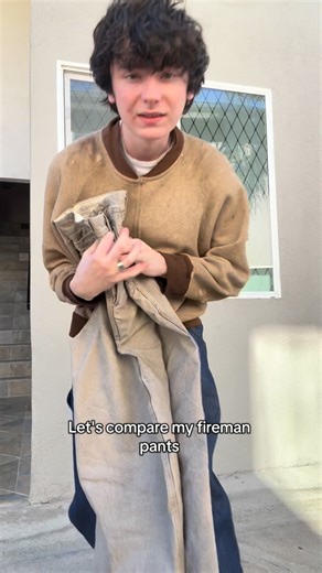 Worn | Fireman Turnout Pants. Available Now. Pre-order, ships 6-8 weeks from purchase. 208 USD Available in Smoke-stained Cream & Herringbone... | Instagram