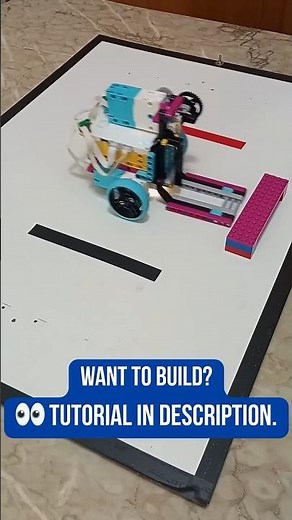 LEGO SPIKE Prime Moves Pallets Completely Alone 🤖 #legorobot #spikeprime #shorts