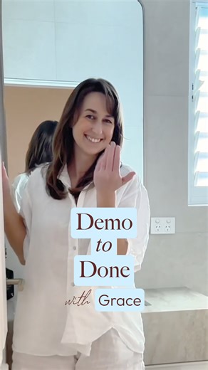 Ever wondered how long a bathroom reno really takes? 🛠️ Here’s the full timeline breakdown of Grace’s 1.3m x 3m bathroom renovation: Demolition: 2 days Framing/building: 5 days Plumbing rough in: 1 day Electrical rough in: 1 day Waterproofing: 3 days 1 day drying Tile Screed: 1 day 1 day drying Tiling: 3 days Grout: 1 day 1 day drying Install glass: 1 day Plumbing fit off: 1 day Silicone: 1 day Paint: 1 day Install vanity: 1 day Electrical fit off: 1 day Final clean: 1 day Total: 27 days | Tile