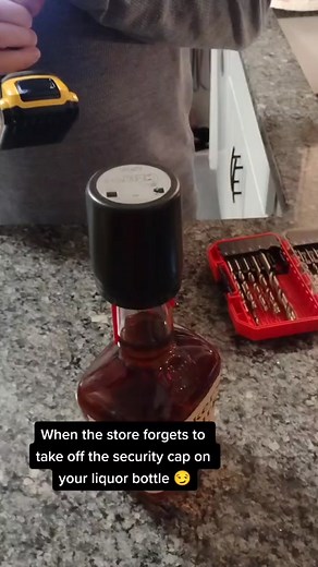 How to Remove Security Cap from Liquor Bottle