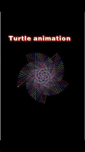 Python turtle animation #pythonprogramming #pythonturtlegraphics ‪@CodeWithHarry‬