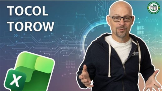 Why You NEED Excel’s TOCOL TOROW Functions (Unpivot Made Easy!) | Jeff Lenning