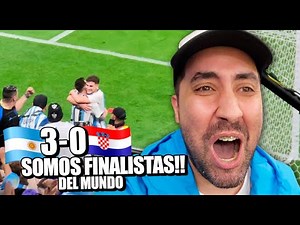 ARGENTINA 3 - 0 CROACIA | SOMOS FINALISTAS del MUNDO!!! | Reacción desde Qatar | Mundial 2022