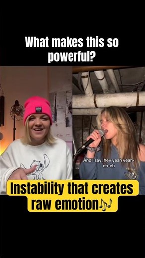 It’s the constant shift between strong voice and vocal breaks. That instability = raw emotion🤍🎶