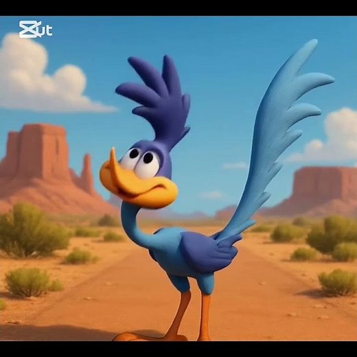 AI looney tunes roadrunner video with sound effects #looneytunes #roadrunner #AIvideos