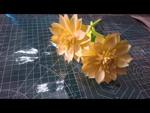 Easy paper flower 🌼 🌸 Step by step tutorial