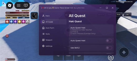 FREE Script for Sailor Piece on Roblox