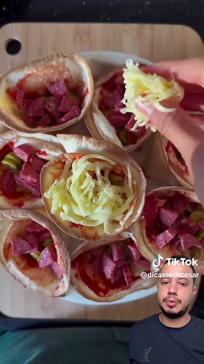 Pizza Cone com Rap 10: Prática e Deliciosa