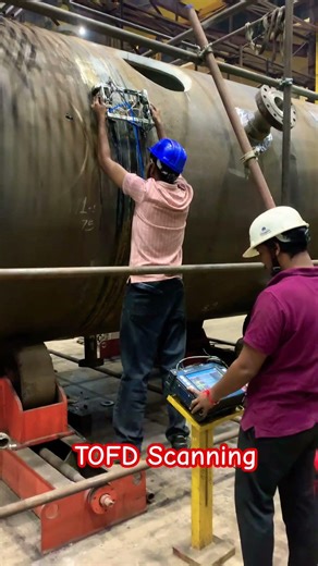 TOFD (Time of Flight Diffraction) Weld Inspection #inspection # paut #welding #doppler