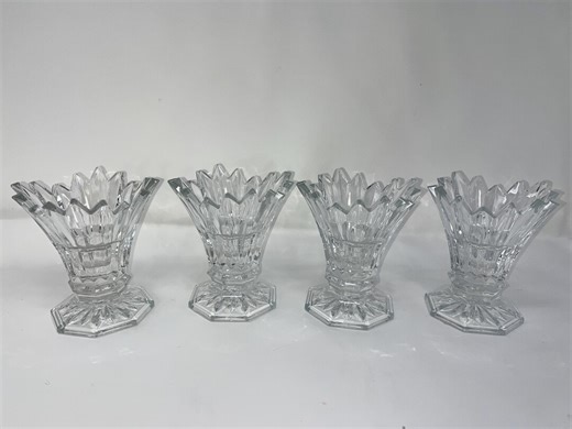 Leaded Crystal Mikasa Florita Votives/candleholders Set of 4 - Etsy