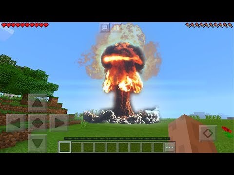Realistic Nuke Trick in MCPE 1.2! (Minecraft PE)