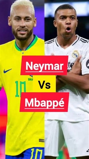 Neymar vs Mbappé | Neyma × Mbappe | Comparison | #football #neymar #mbappe #worldcup