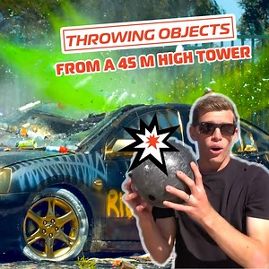 What Will An Anvil Do To A Car From 45m Drop? | How Ridiculous