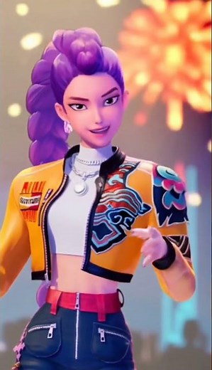 #joyvibeshort /Rumi K-pop Warrior Dance 💃/Fan - Made Animation Short/ Girl Power