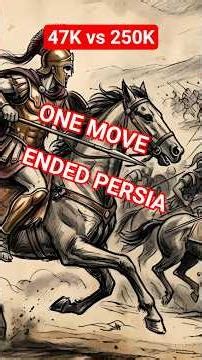How Alexander DESTROYED Persia in One Move #history #alexander #darius #tactics