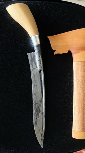 Badik Besi Meteorit | มีดบาดิโลหะอุกกาบาตร #kukaromi #meteorit #badik #มีด #บาดิ