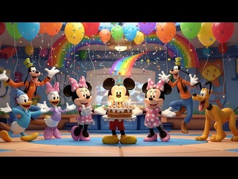 🎉🐭 Mickey & Friends’ Birthday Party at the Clubhouse 🎂🎈 | Kids Fun Celebration Video🎈✨