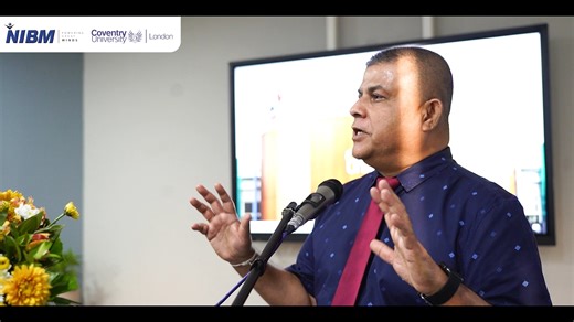 Dr. D.M.A Kulasooriya who was the Chief Guest for the MBA Global Business programme shared his wisdom of the on how the learner can Prepare themselves for a successful high-flying career in business leadership and management roles within an international context. #nibmsrilanka #schoolofbusiness #masterofbusinessadministration #globalbusiness | NIBM