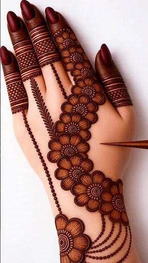 Stylish mehndi design #mehndi #shorts#reel#reels#new#simple#shortsfeed