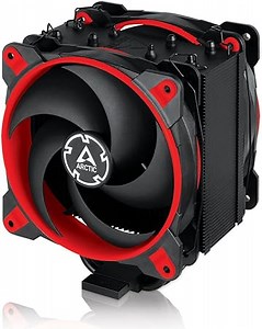 ARCTIC Freezer 34 eSports DUO - CPU Kühler, Tower CPU Luftkühler mit BioniX P-Serie Lüfter in Push-Pull, 120 mm PWM Prozessorlüfter, Intel und AMD kompatibel, LGA1700 kompatibel - Rot