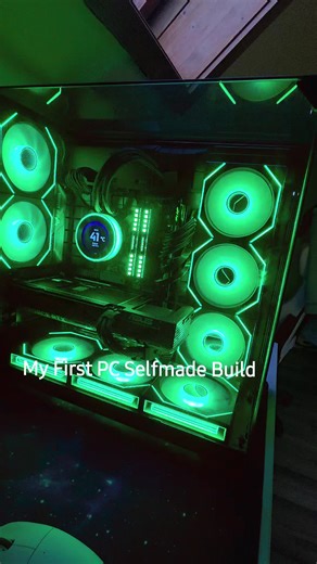 My First DIY PC Build with Lian Li Fans