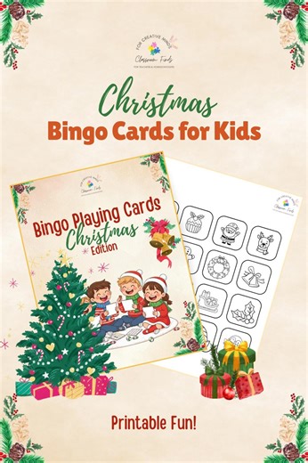 Christmas Bingo Cards Printable | Holiday Party Game for Kids & Adults | Classroom Christmas Activity | Winter School Party Game - Etsy