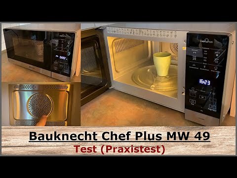 Bauknecht Chef Plus MW 49 SL Mikrowelle mit Grill || Im Test (Praxistest)